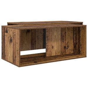 vidaXL Coffee Table Set 2 pcs Old Wood Engineered Wood