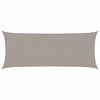 vidaXL Sunshade Sail 160 g/m&sup2; Rectangular Light Grey 2x4.5 m HDPE