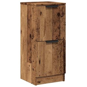 vidaXL Sideboard Old Wood 30x30x70 cm Engineered Wood