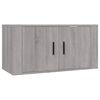vidaXL 3 Piece TV Cabinet Set Grey Sonoma Engineered Wood