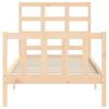 vidaXL Bed Frame without Mattress 90x200 cm Solid Wood Pine