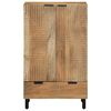 vidaXL Highboard Brown 60x33x100 cm Solid Wood Mango
