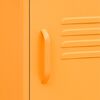 vidaXL Nightstand Mustard Yellow 35x35x51 cm Steel