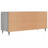 vidaXL TV Cabinet Grey Sonoma 104x35x50 cm Engineered Wood