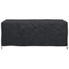 vidaXL Furniture Cover Plain Black 200 x 110 x 70 cm 600D