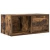 vidaXL TV Cabinet Smoked Oak 60x31x25.5 cm Engineered Wood
