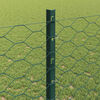 vidaXL Fence with Post Green 1.2 x 10 m Steel and PVC