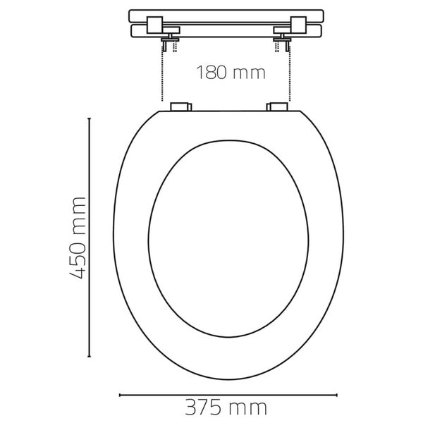 RIDDER Toilet Seat Chalet Brown