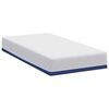 vidaXL Mattress White and Blue 80 x 160 cm Gel-Infused Foam