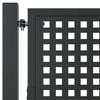 vidaXL Garden Gate Anthracite 100x125 cm Steel