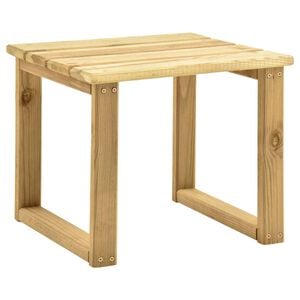 vidaXL Sunbed Table | Natural wood | Impregnated Pinewood | Compact | Durable