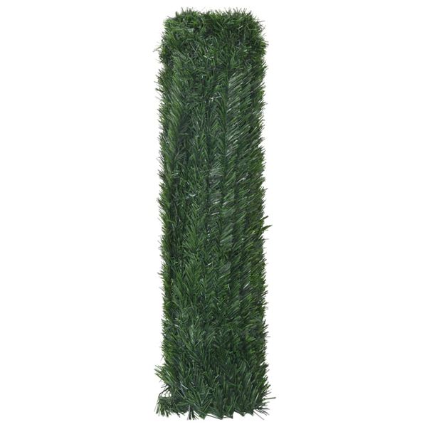 vidaXL Artificial Grass Fence Green 1x5 m