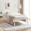 vidaXL Senior Bed without Mattress White 90x200cm Solid Wood Pine