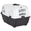 vidaXL Pet Carrier with Metal Door 60x40x39 cm Polypropylene