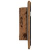 vidaXL Mirror Old wood 80 x 37 cm Glass and Engineered Wood