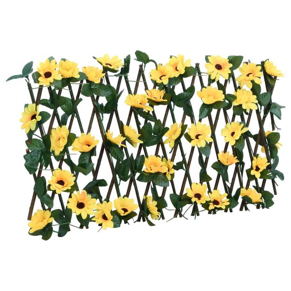 vidaXL&nbsp;Artificial Ivy Trellis Expandable 5 pcs Yellow 180x20 cm