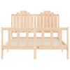 vidaXL Bed Frame without Mattress Double Solid Wood Pine