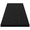 vidaXL Bookshelf Board 4 pcs Black 100 x 20 x 1.5 cm Engineered Wood