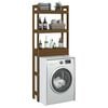 vidaXL Toilet Rack Honey Brown 63x26x171 cm Solid Wood Pine