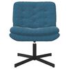 vidaXL Swivel Relaxing Chair Blue 63 x 75 x 76 cm Velvet
