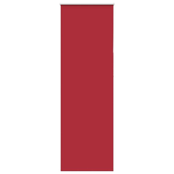 vidaXL Roller Blind Blackout Red 75x230 cm Fabric Width 70.7 cm Polyester