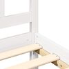 vidaXL Bed Frame without Mattress White 90x190 cm Single Solid Wood Pine