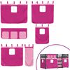 vidaXL Bunk Bed without Mattress Pink 90x190 cm Single Solid Wood Pine