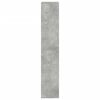 vidaXL Bookcase Concrete Grey 100x33x175 cm Engineered Wood