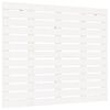 vidaXL Wall Headboard White 96x3x91.5 cm Solid Wood Pine