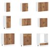 vidaXL 14 Piece Kitchen Cabinet Set Lucca Old Wood Engineered Wood