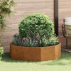 vidaXL Planter Rusty 120 x 120 x 35 cm Weathering Steel