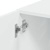 vidaXL Slim Storage Cabinet White 30x42.5x225 cm Engineered Wood