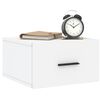 vidaXL Wall-mounted Bedside Cabinet White 35x35x20 cm