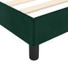 vidaXL Bed Frame without Mattress Dark Green 120x190 cm Small Double Velvet