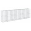 vidaXL Gabion Basket with Cover 650x100x200 cm Galvanised Iron