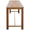 vidaXL Bar Table Solid Acacia Wood 150x70x105 cm