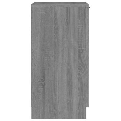 vidaXL Shoe Cabinet Grey Sonoma 30x35x70 cm Engineered Wood