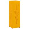 vidaXL Umbrella Stand Mustard 15.5 x 15.5 x 49 cm Metal