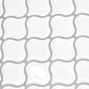 vidaXL Lanturn Tile 10 pcs White 27 x 27 cm Polyurethane and PET