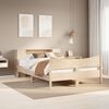 vidaXL Bed Frame without Mattress 160x200 cm Solid Wood Pine