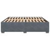 vidaXL Bed Frame without Mattress Dark Grey&nbsp;Super King Velvet