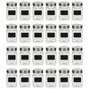 vidaXL Storage Jars with Sticker 24 pcs 300 ml