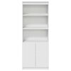 vidaXL Highboard White 70x35x180 cm Engineered Wood