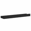 vidaXL Picture Frame Ledge Shelves 2 pcs Black 40x9x3 cm MDF