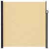 vidaXL Retractable Side Awning Sand 500 x 200 cm Polyester