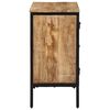 vidaXL Sideboard 70x35x70 cm Solid Rough Wood Mango