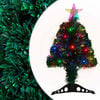 vidaXL Pre-lit Christmas Tree with Stand&LED 64 cm Fibre Optic