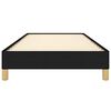 vidaXL Bed Frame without Mattress Black 90x190 cm Single Single Fabric