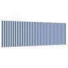 vidaXL Retractable Awning Manual Blue and White 400 x 200 cm