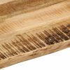 vidaXL Table Top Live Edge 90x60x2.5 cm Solid Wood Rough Mango